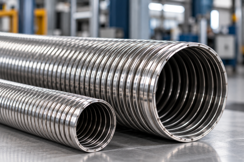 Przewody metalowe stosowane w instalacji przemysłowej